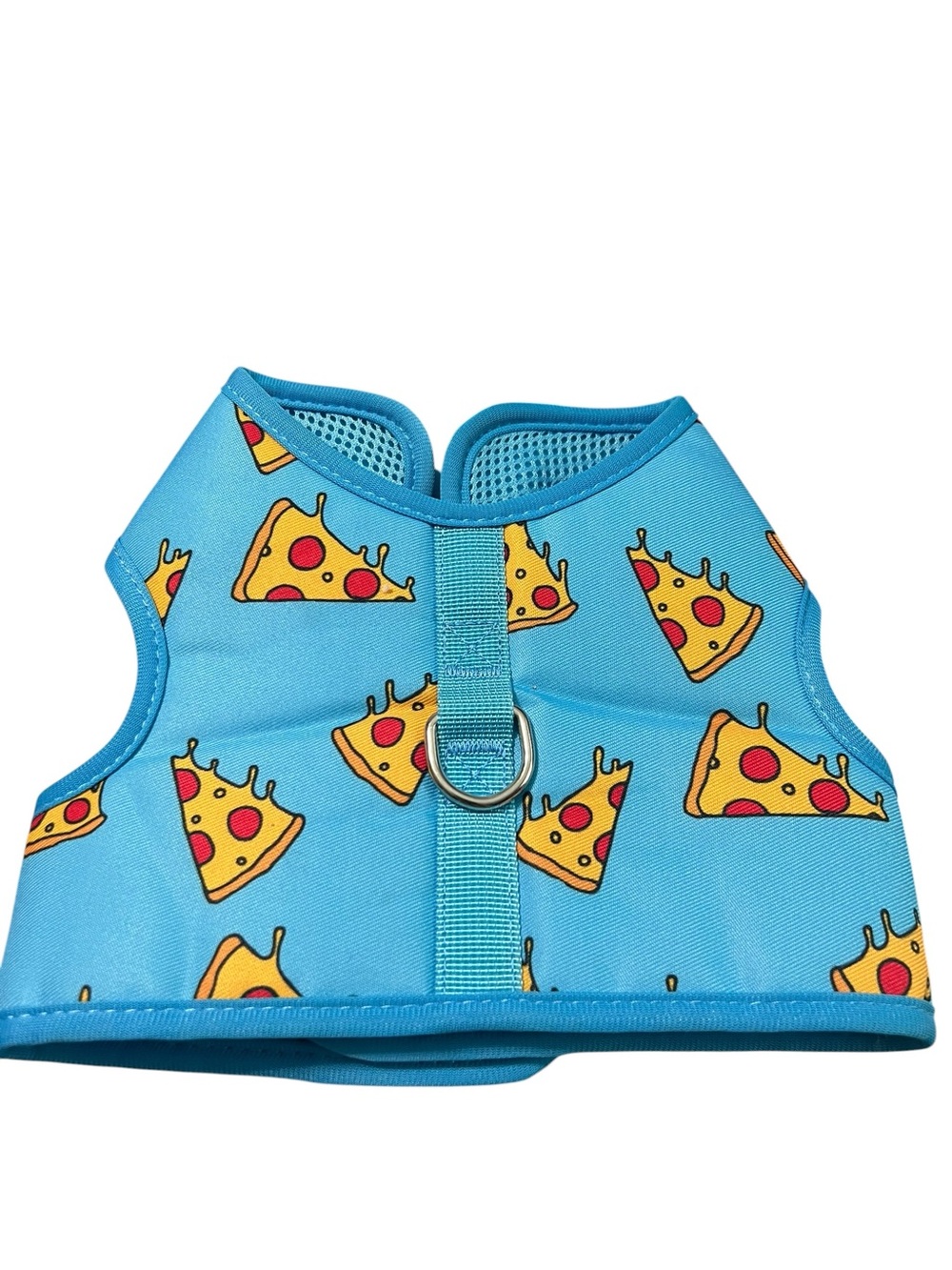 Blue Pizza Slice Dog Harness